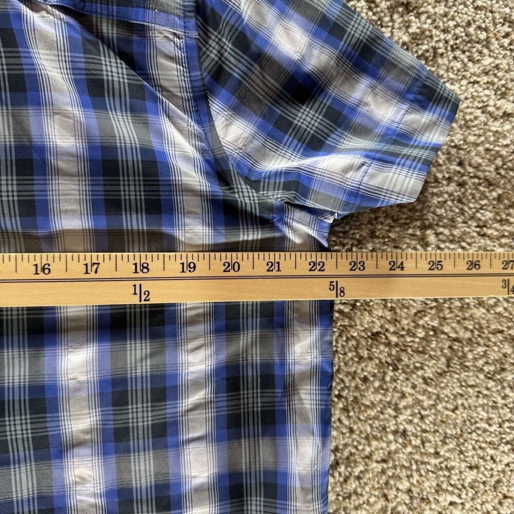 Eddie Bauer Shirt Womens Medium Blue White Plaid Button Up New With Tags Adult - Picture 13 of 16